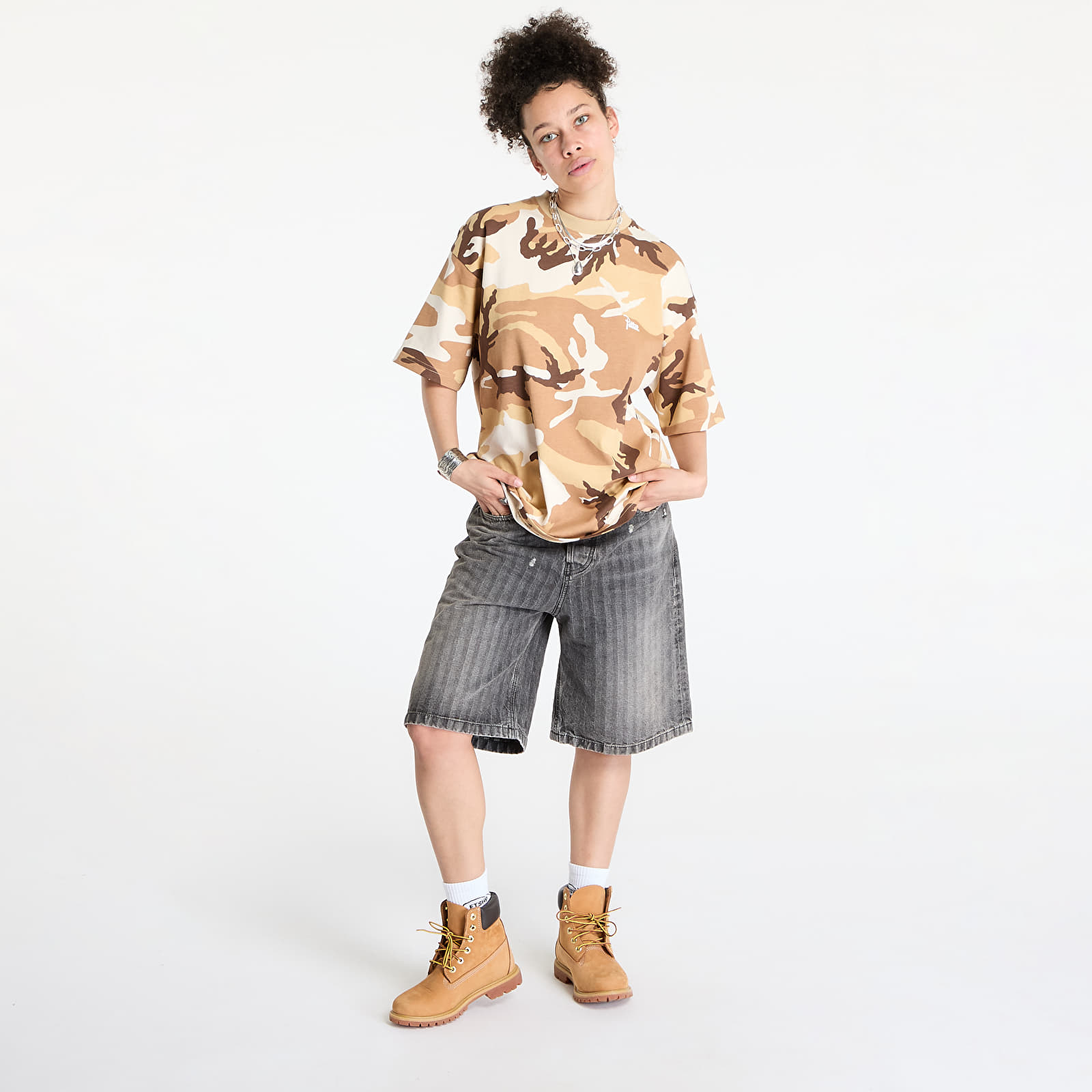 T-shirts Patta Bark Woodland Camo T-Shirt UNISEX Sand Dollar
