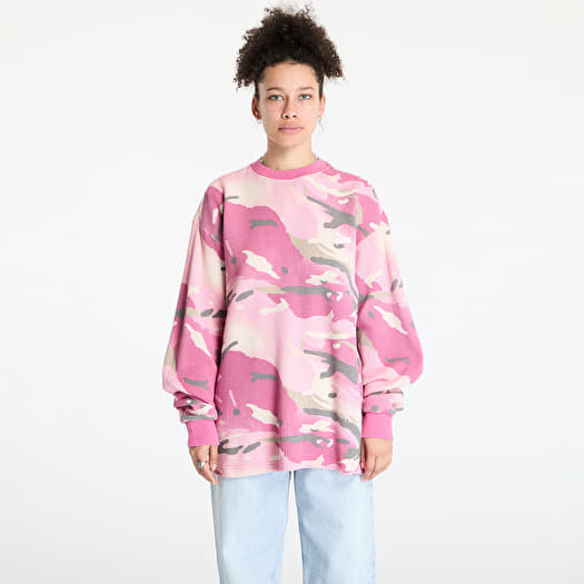 T-shirt Patta Cactus Flower Camo Waffle Longsleeve T-Shirt UNISEX Cactus Flower
