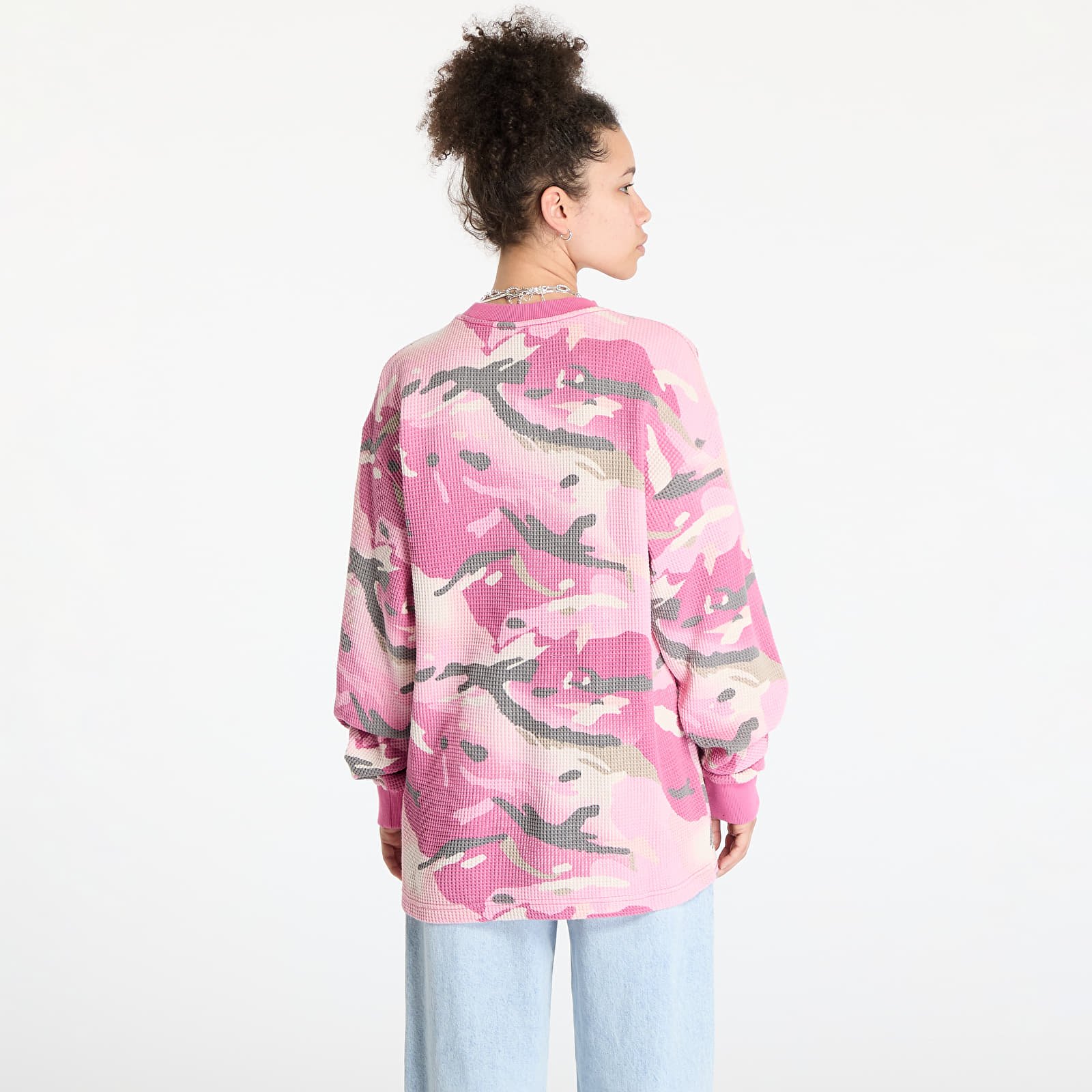 T-Shirts Patta Cactus Flower Camo Waffle Longsleeve T-Shirt UNISEX Cactus Flower