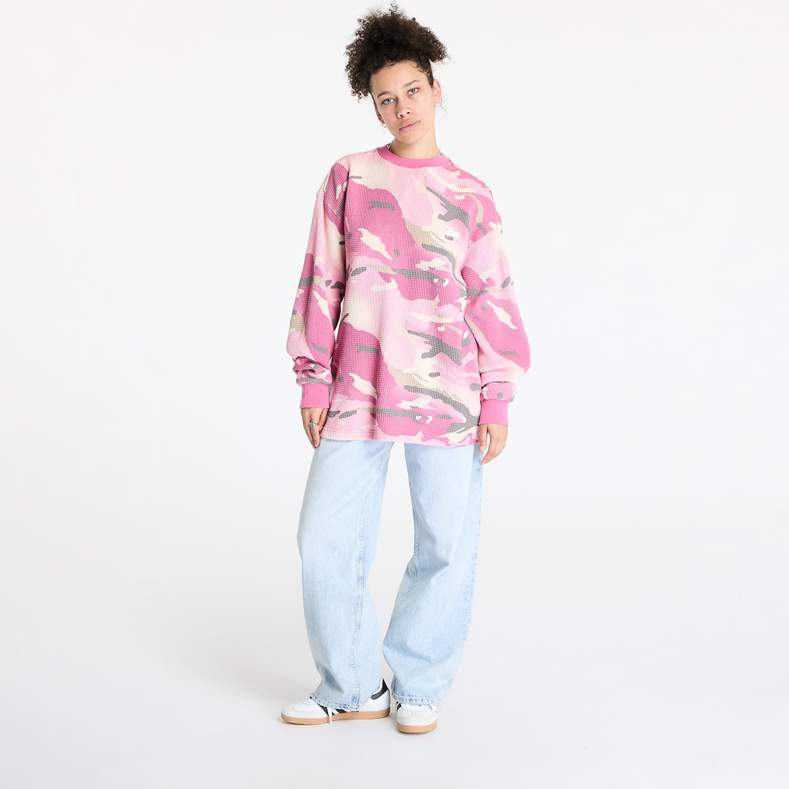 T-Shirts Patta Cactus Flower Camo Waffle Longsleeve T-Shirt UNISEX Cactus Flower