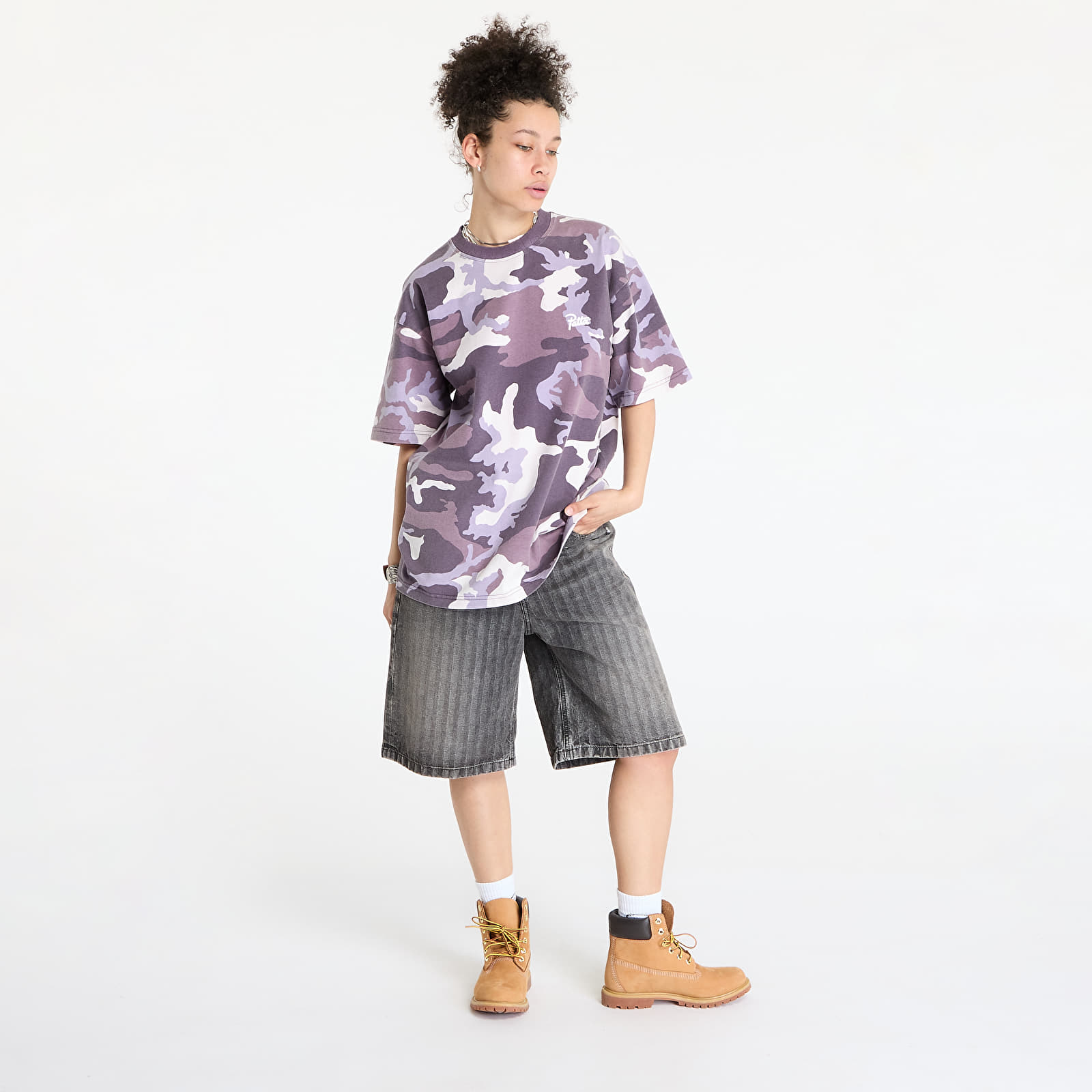 T-shirts Patta Basic Woodland Camo T-Shirt UNISEX Navy Cosmos
