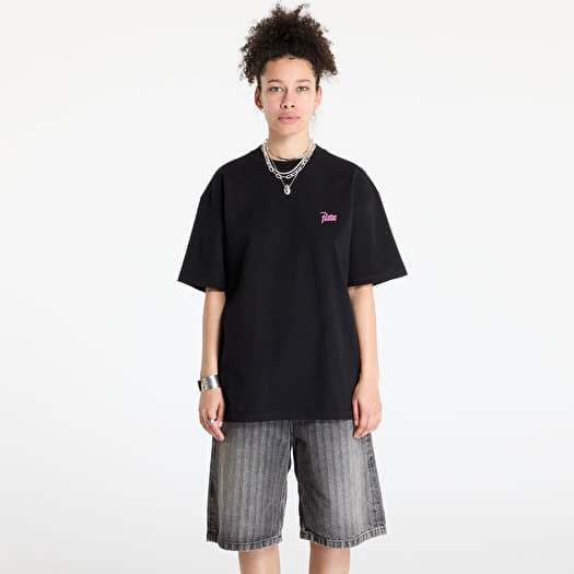 Marškinėliai Patta Postcard T-Shirt UNISEX Black