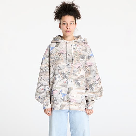 Patta Beach Print Boxy Hooded Sweater UNISEX Multi