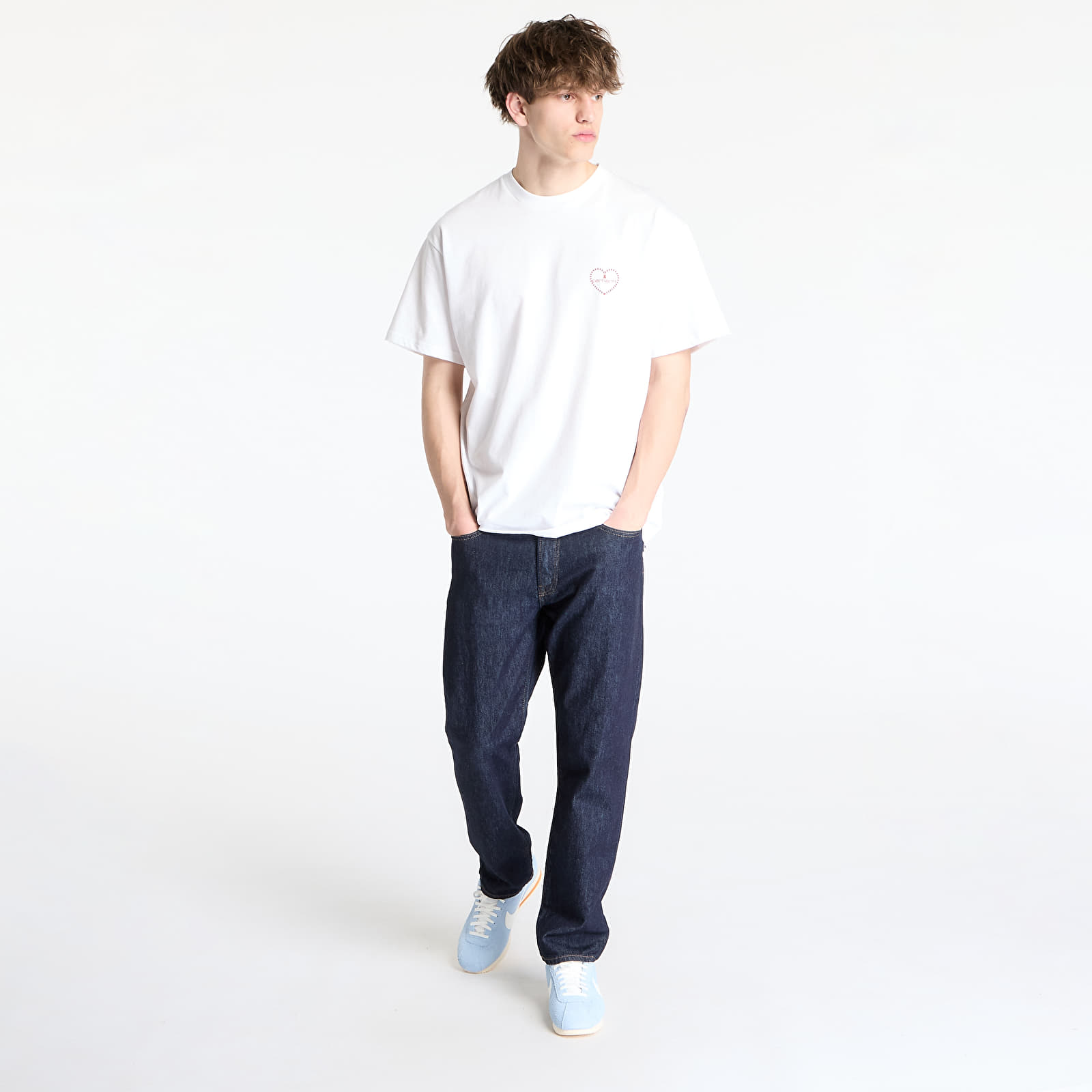 Men's T-shirts Carhartt WIP S/S Furoshiki T-Shirt White/ Red
