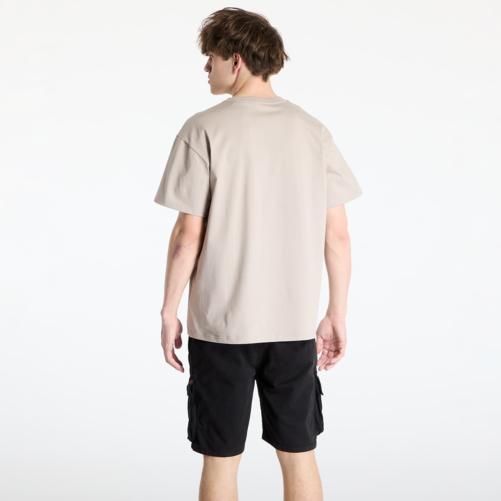 Férfi pólok Carhartt WIP S/S Chase T-Shirt Dusky Beige/ Gold
