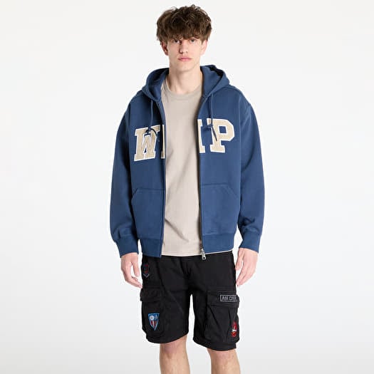 Mikina Carhartt WIP Hooded WIP Sweat Jacket Dusky Blue
