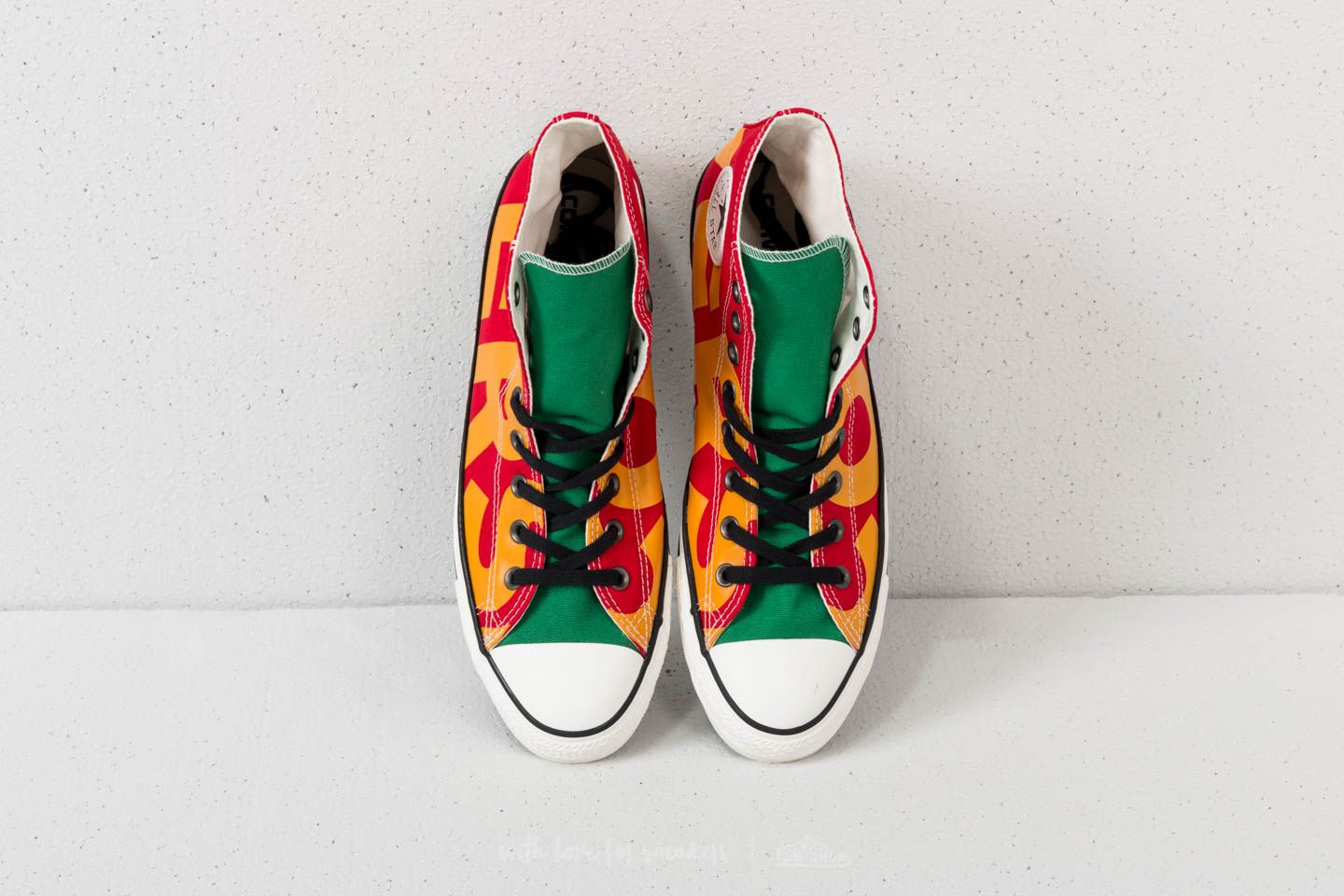 Zapatillas Hombre Converse Chuck Taylor All Star Hi Enamel Red/ Yellow/ Egret