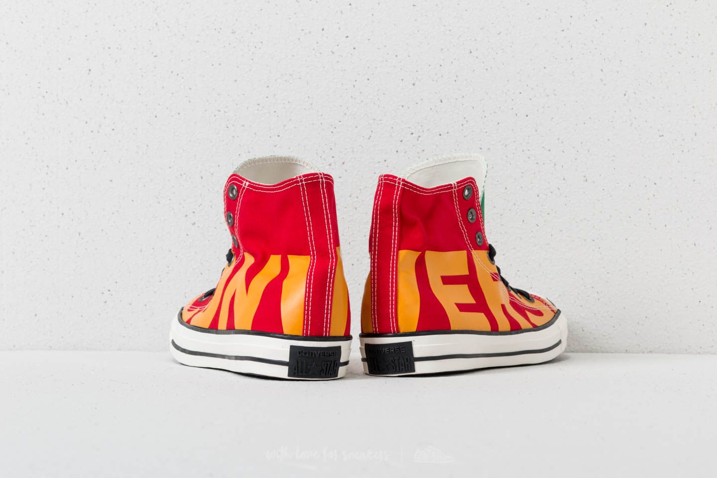 Red blue hot sale yellow converse