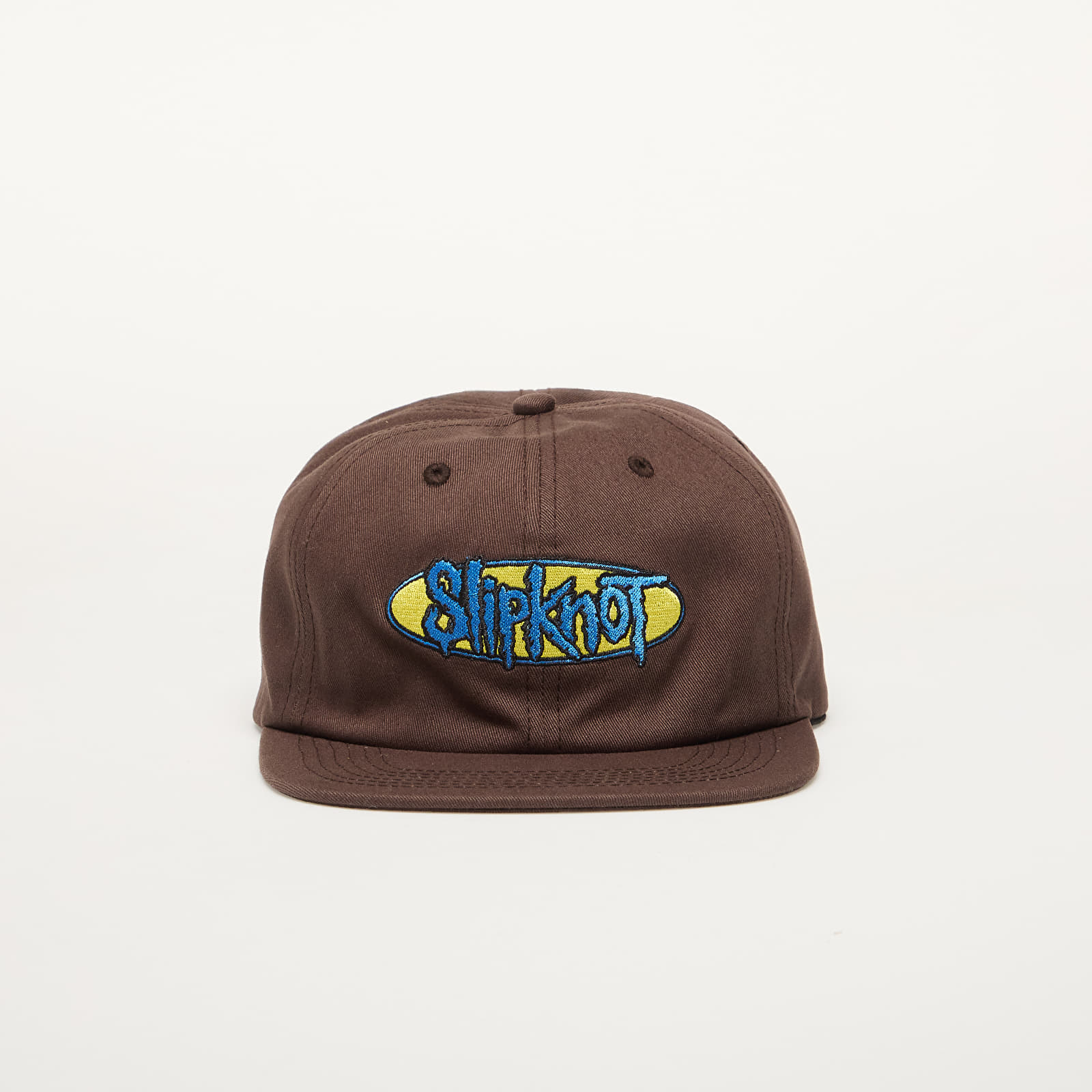 Kšiltovky PLEASURES x Slipknot Snapback Brown