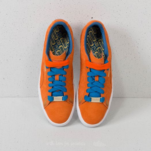 Puma suede top uomo arancione