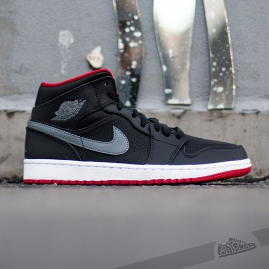 Red gray and black jordans clearance
