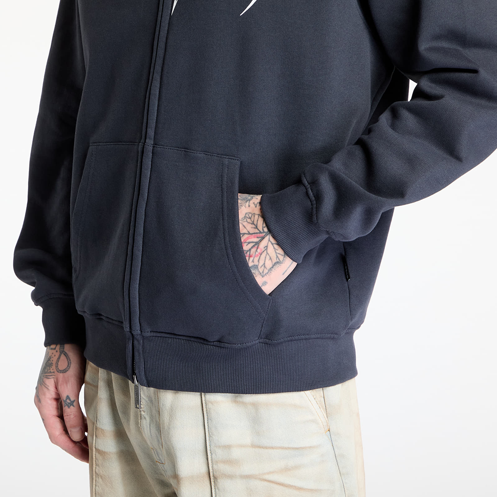 Hoodies and sweatshirts  Wasted Paris M Blade Balaclava Zip Hoodie Night Blue