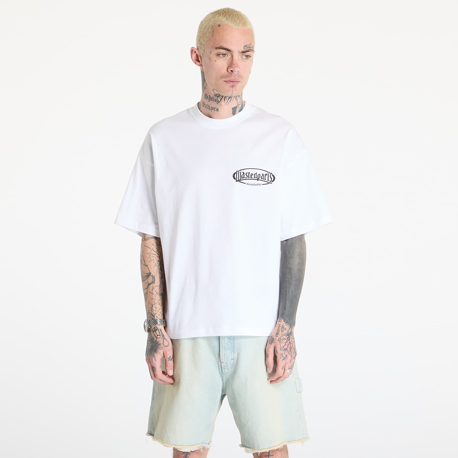 Trička Wasted Paris M Yard Boxy T-Shirt White