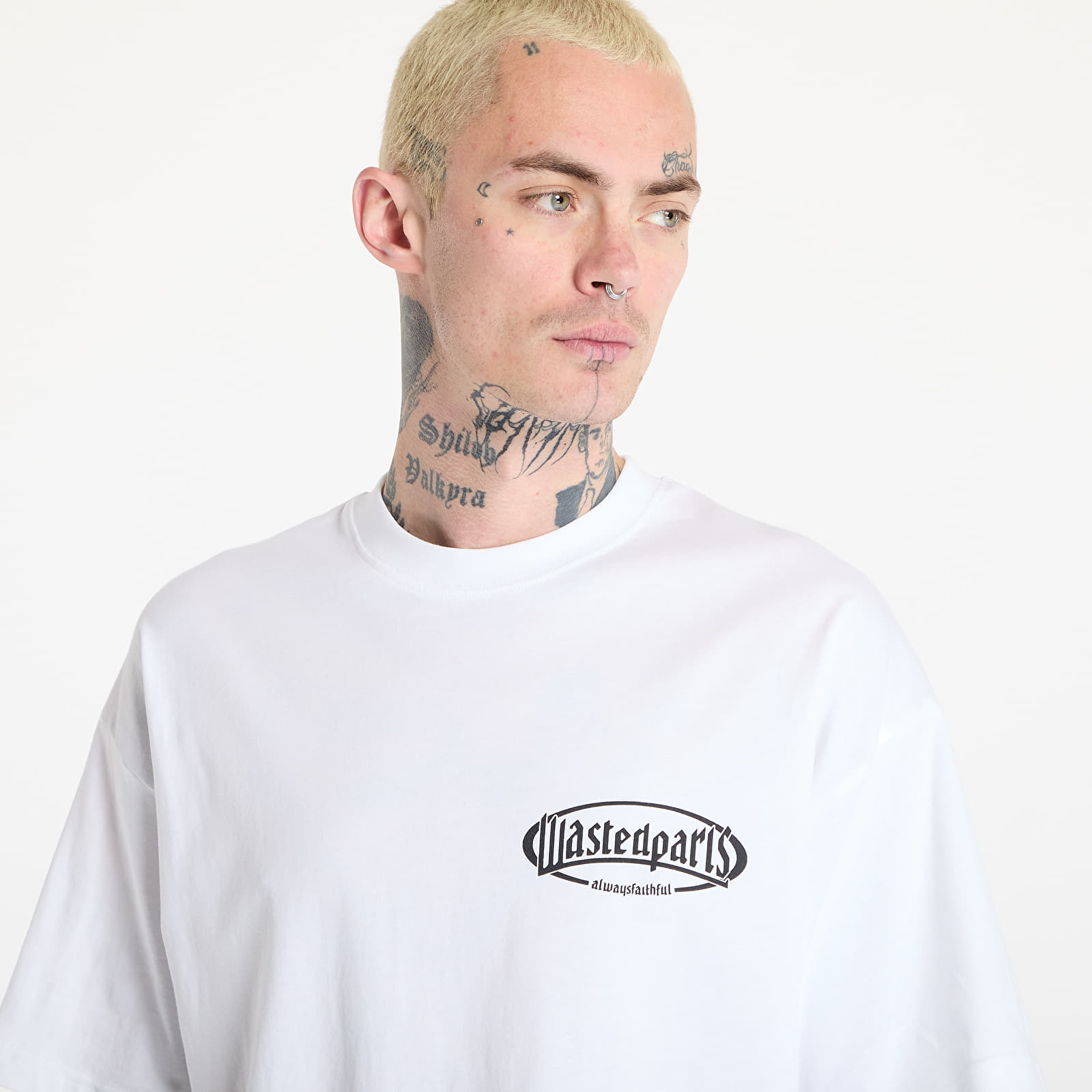 Trička Wasted Paris M Yard Boxy T-Shirt White