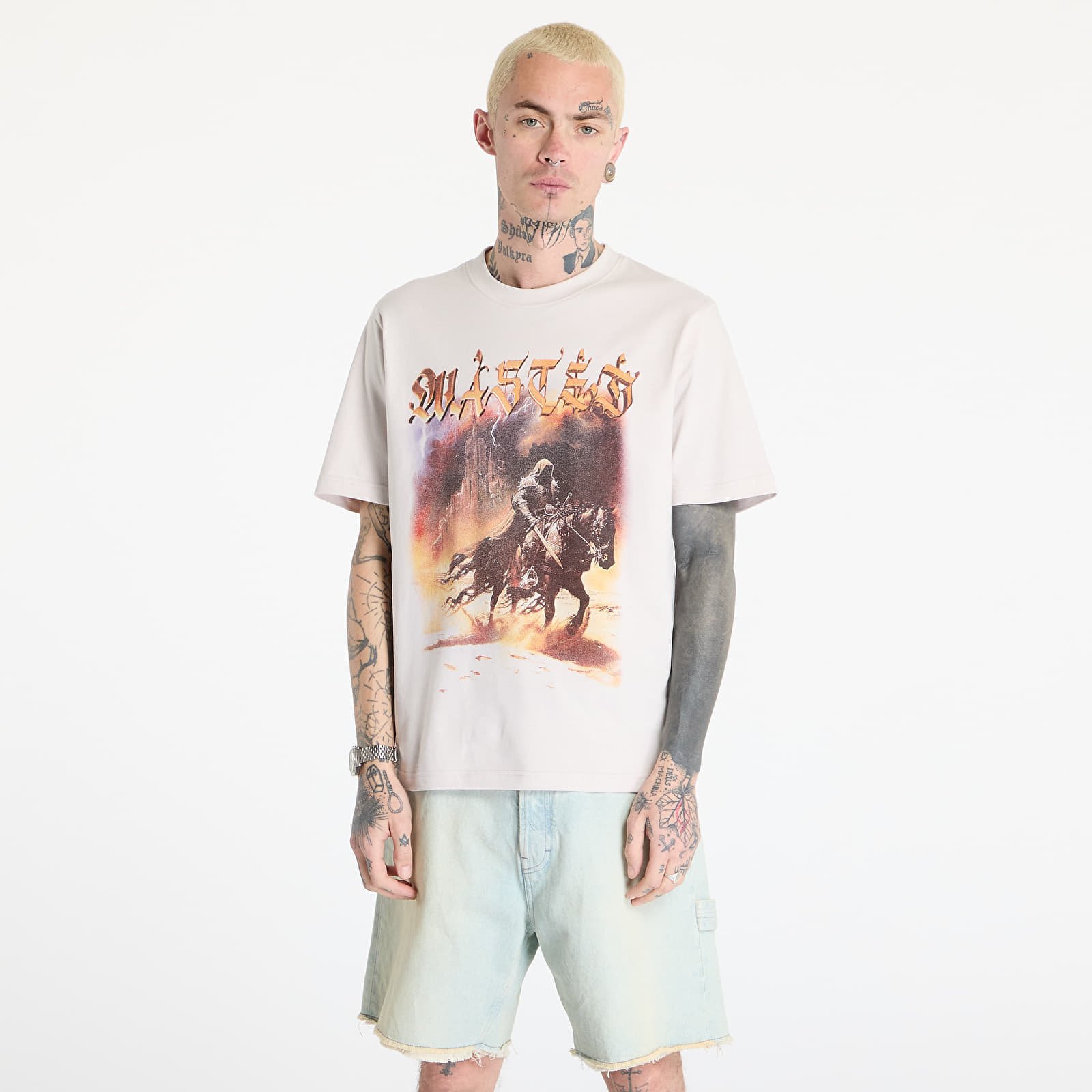 T-shirt Wasted Paris M Mirage T-Shirt Fog White M