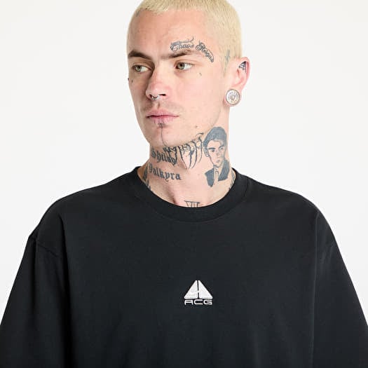 ★Nike★ ACG T-Shirt M Blacklight Smoke Grey Summit White DQ Nike ACG Men's T-Shirt (Black/Light Smoke Grey/Summit White