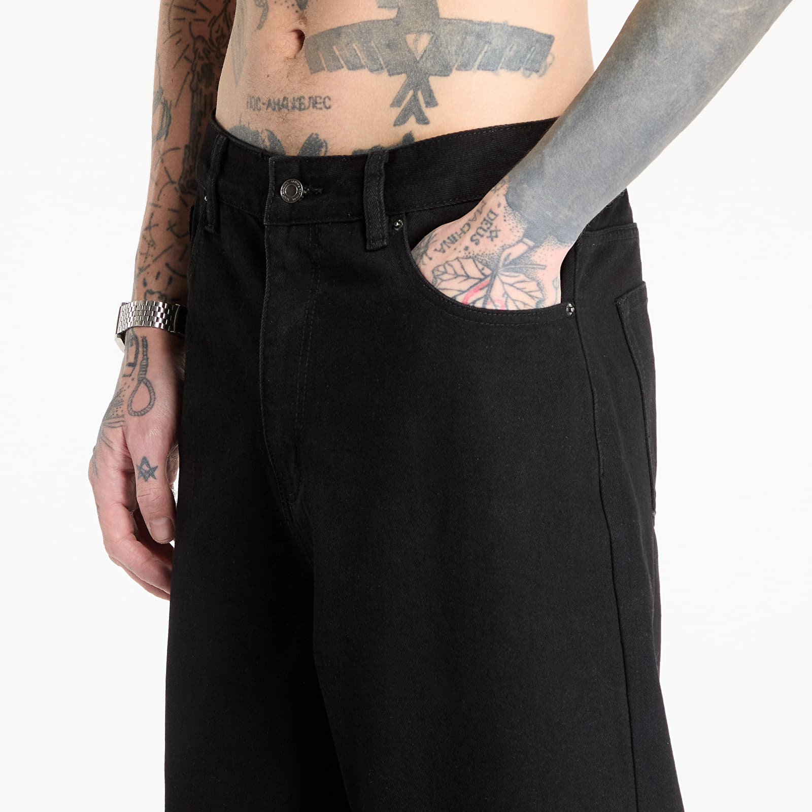 Jeans Wasted Paris Signature Casper Pant Black