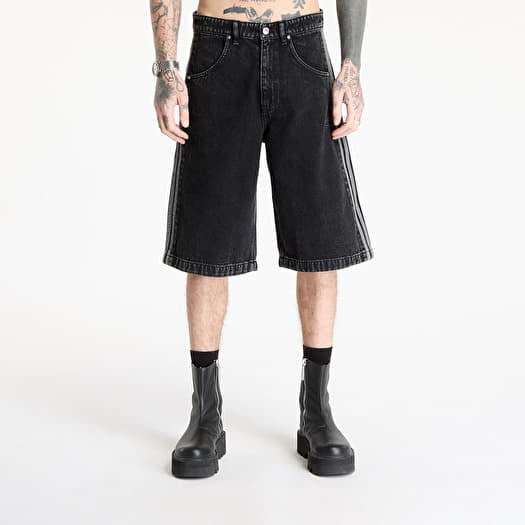 Šortky adidas Firebird Adicolor Denim Shorts True Black Denim