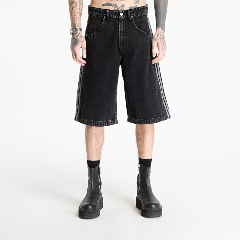 Shortsit adidas Firebird Adicolor Denim Shorts True Black Denim