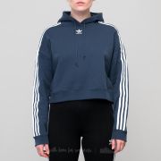 Adidas cropped hoodie blue outlet
