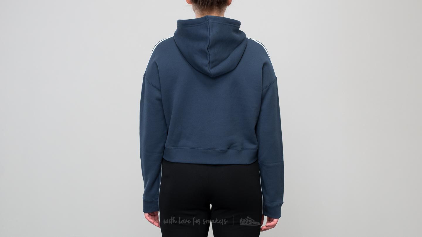 Sudaderas adidas Cropped Hoodie Mineral Blue