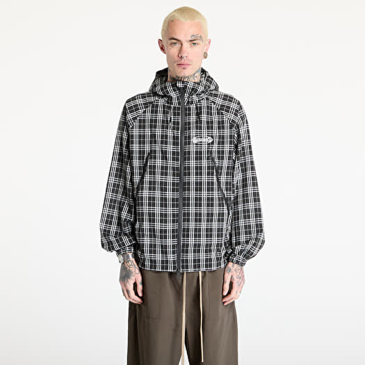 Giacca a vento Wasted Paris M Yard Tartan Windbreaker Black/ White