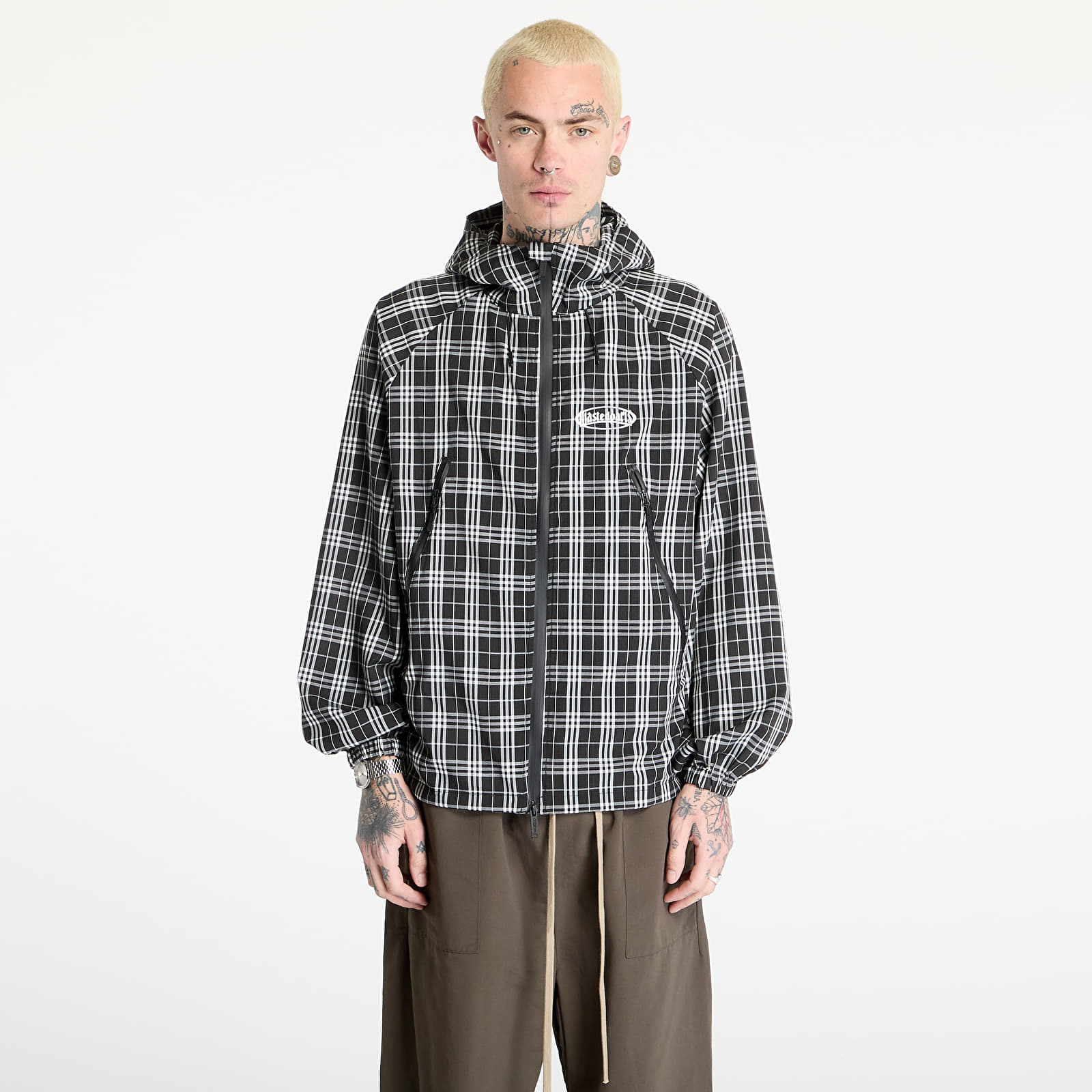 Übergangsjacken Wasted Paris M Yard Tartan Windbreaker Black/ White