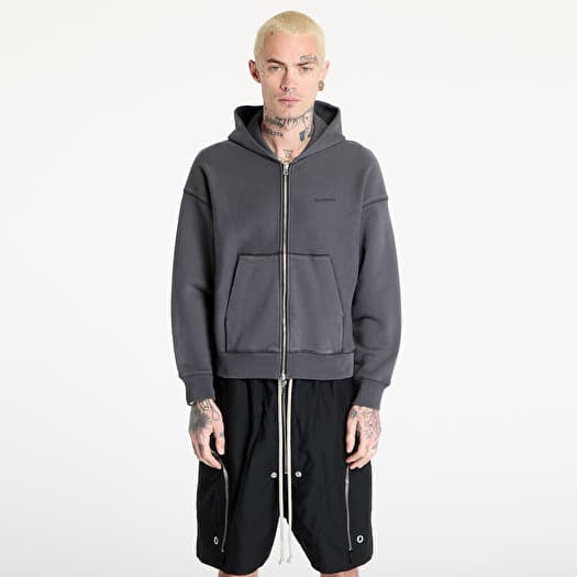 HAL STUDIOS® Haus Hooded Zip Sweatshirt UNISEX Washed Black