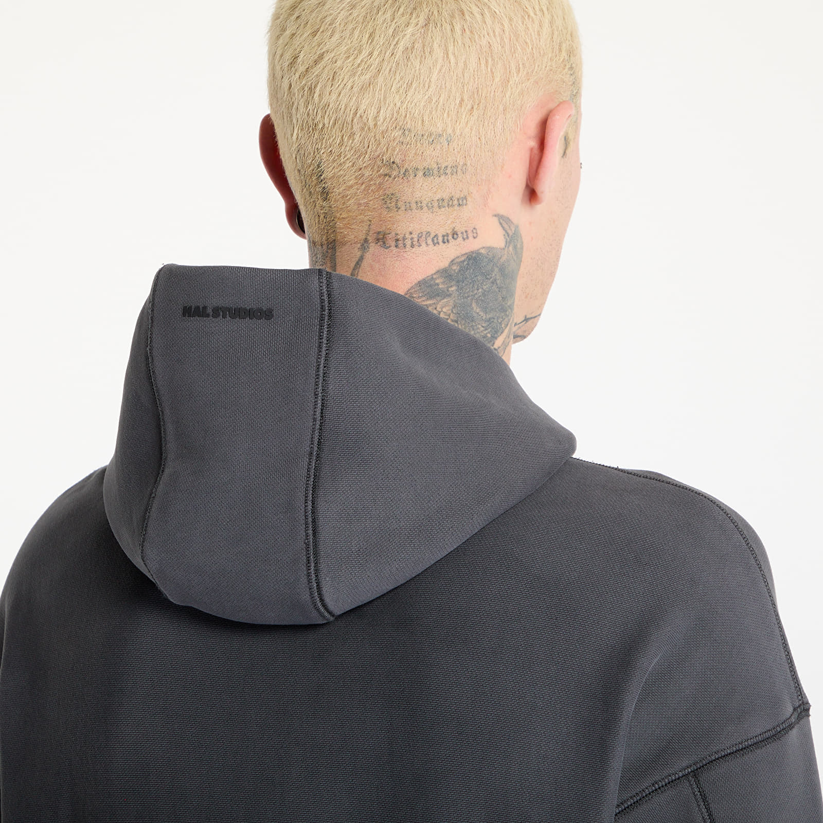Hoodies and sweatshirts  HAL STUDIOS® Haus Hooded Zip Sweatshirt UNISEX Washed Black