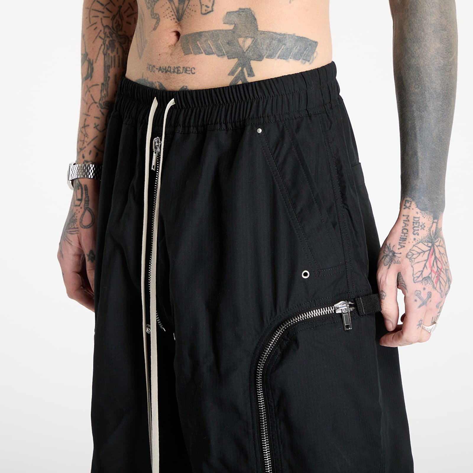Šortky Rick Owens DRKSHDW Bauhaus Shorts Black