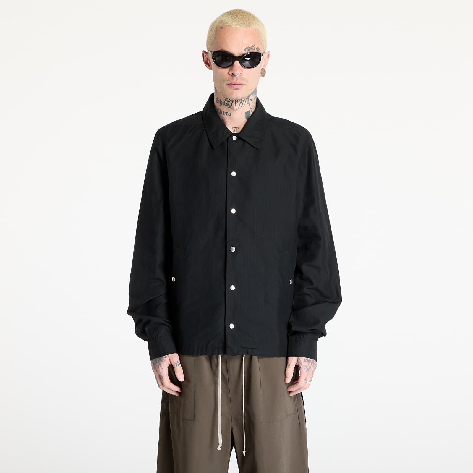 Jacheta Rick Owens DRKSHDW Snapfront Jacket Black M