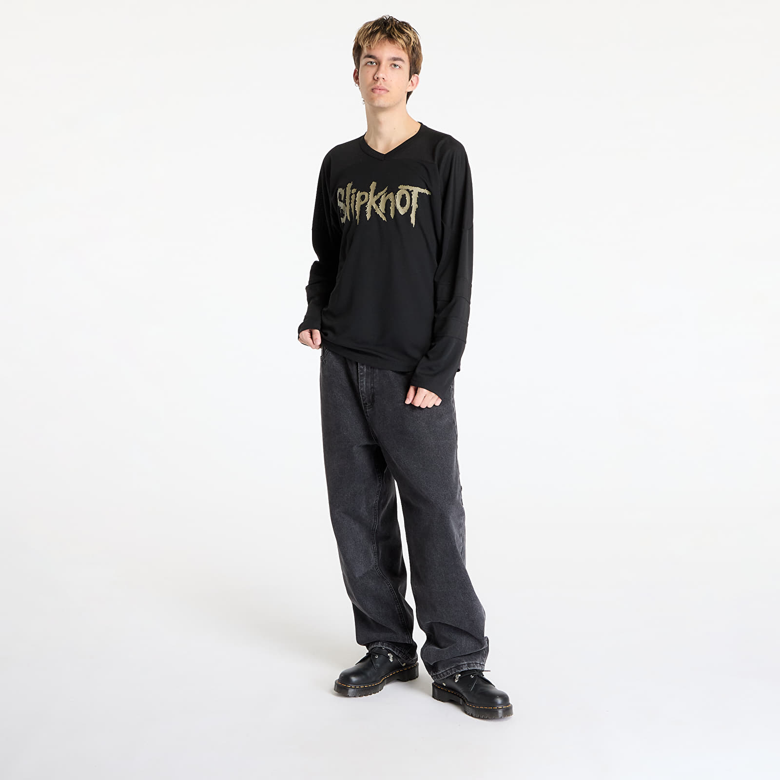 Koszulki PLEASURES x Slipknot X-Ray Hockey Jersey Black
