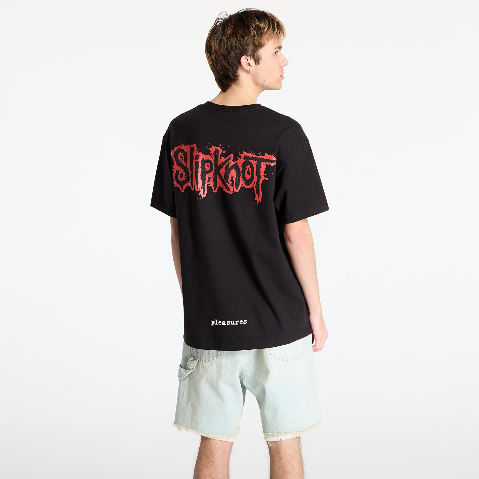 Men's T-shirts PLEASURES x Slipknot Skeleton T-Shirt Black