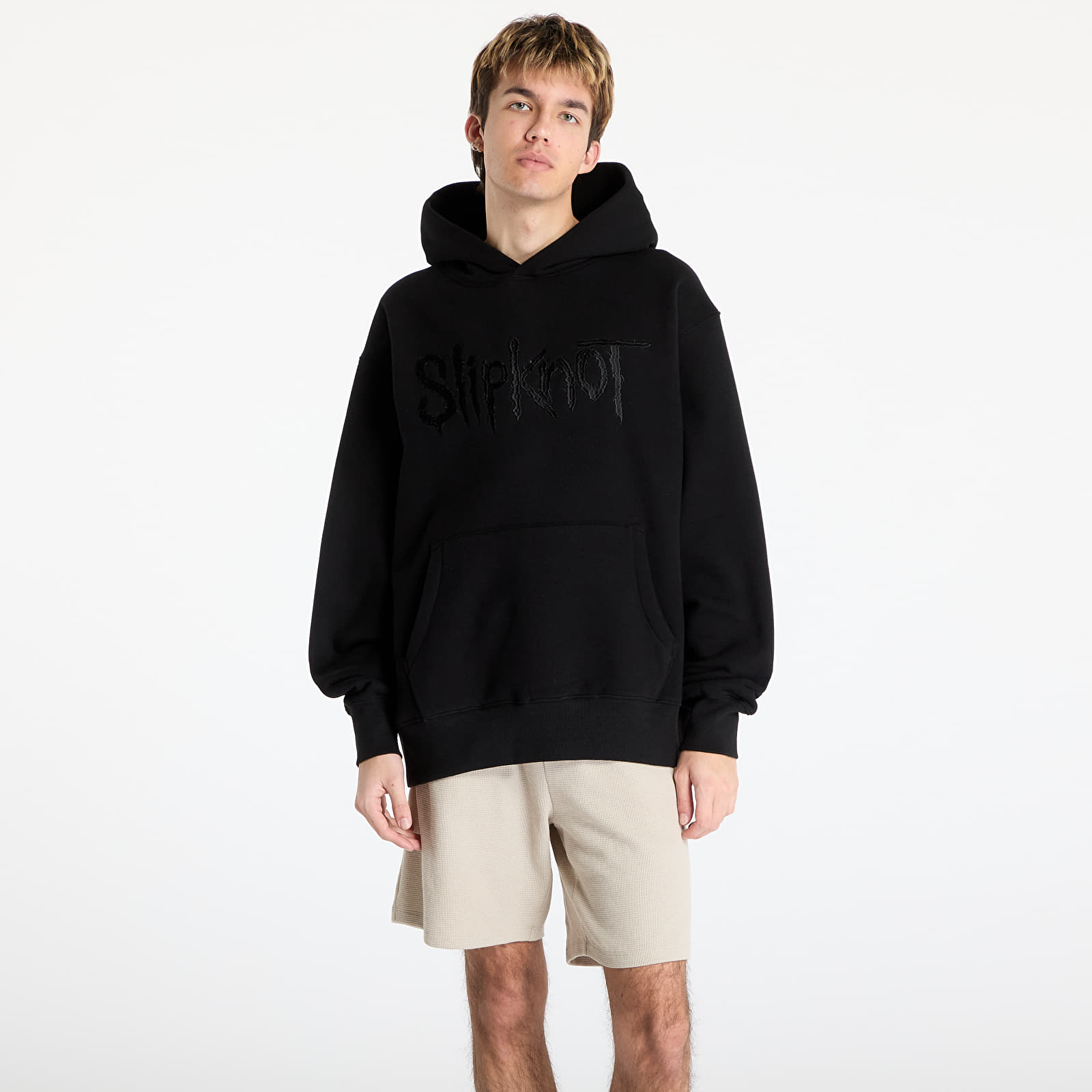 Mikiny PLEASURES x Slipknot Debut Hoodie Black