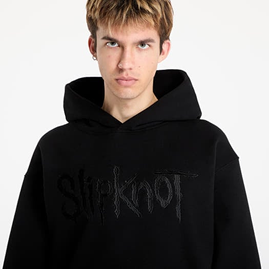 Men's hoodies PLEASURES x Slipknot Debut Hoodie Black Footshop