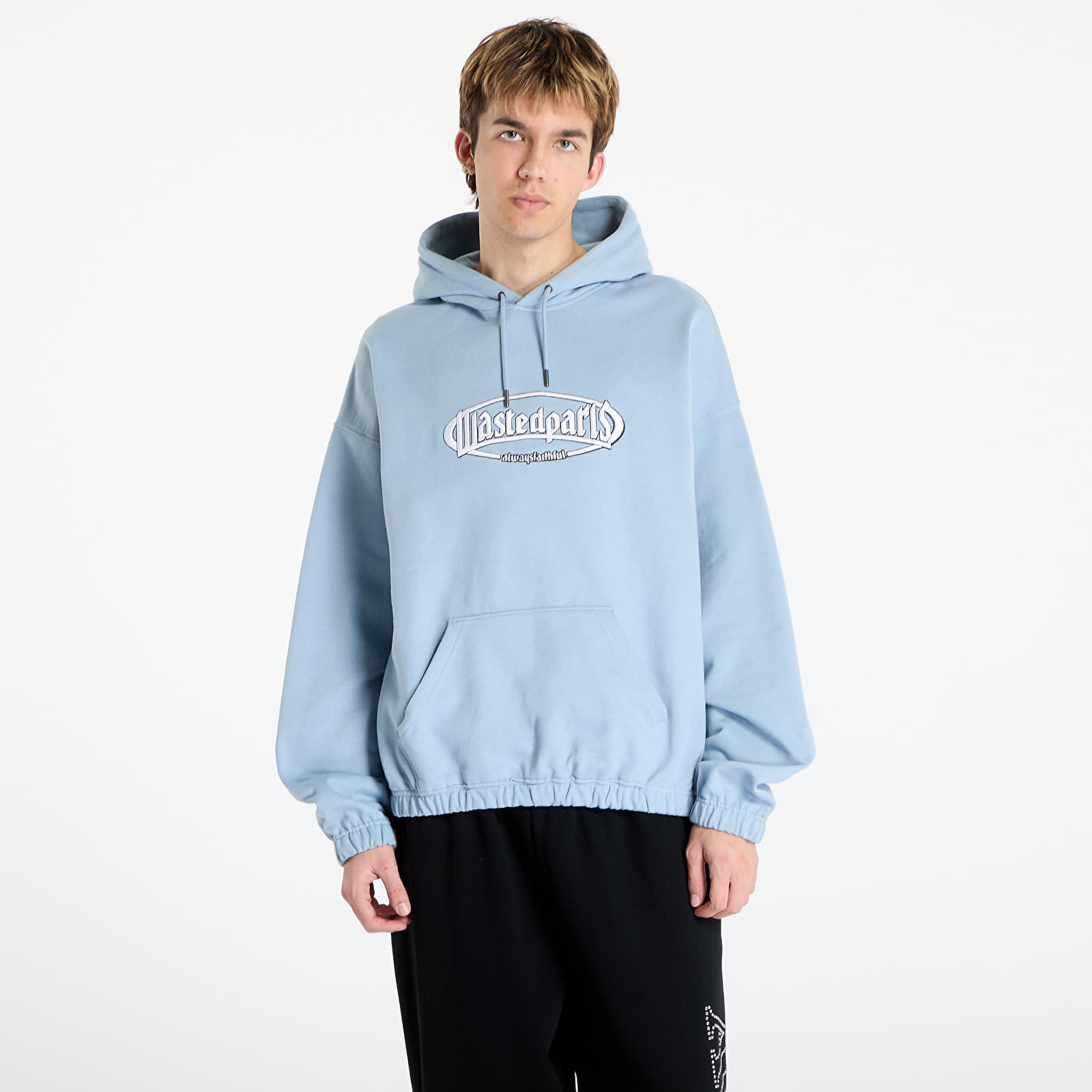 Суитшърт Wasted Paris M Yard Boxy Hoodie Light Blue M