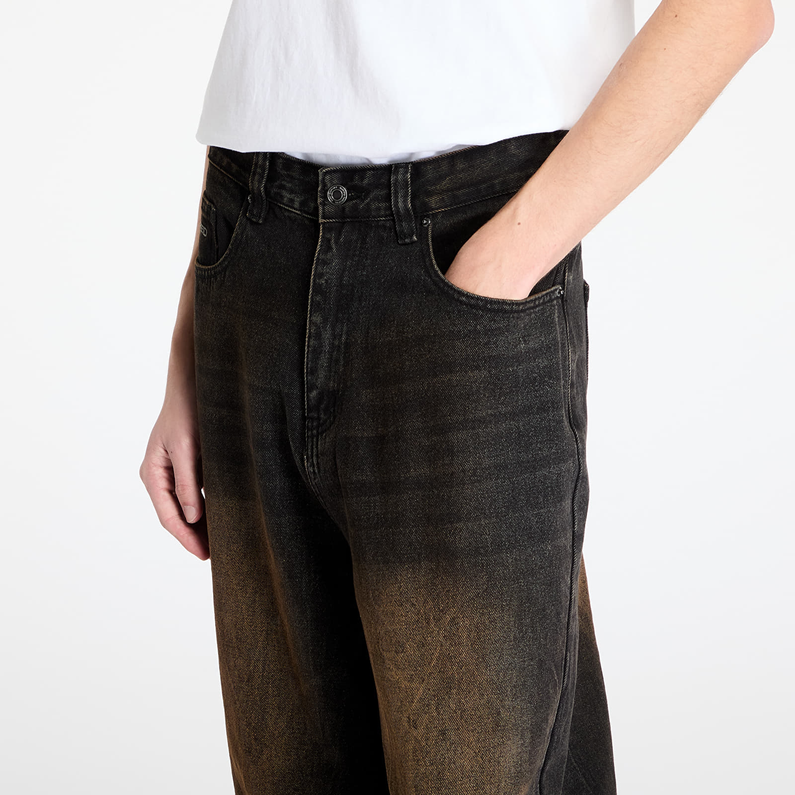 Calças de ganga Wasted Paris M Sandblast Casper Faded Black