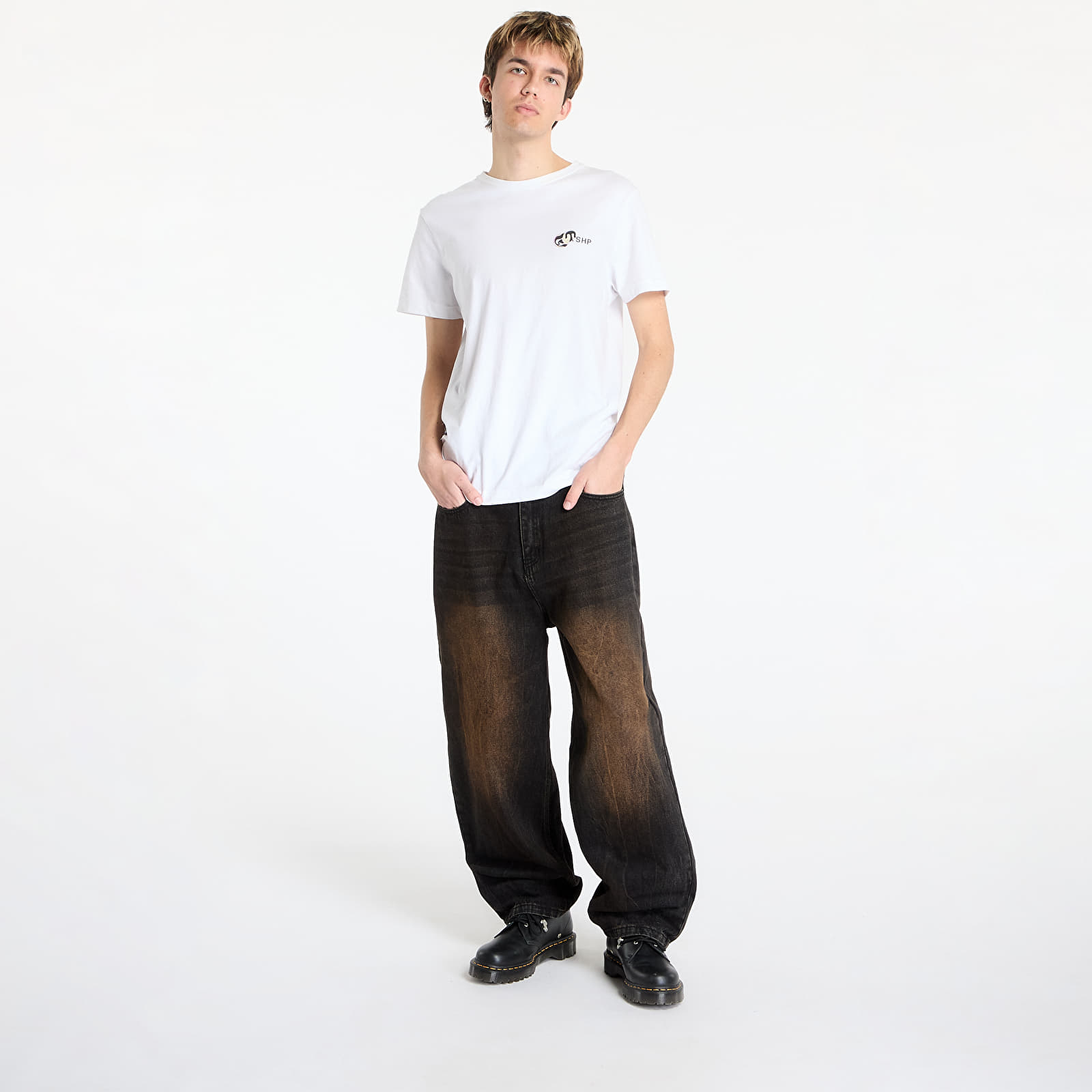 Calças de ganga Wasted Paris M Sandblast Casper Faded Black