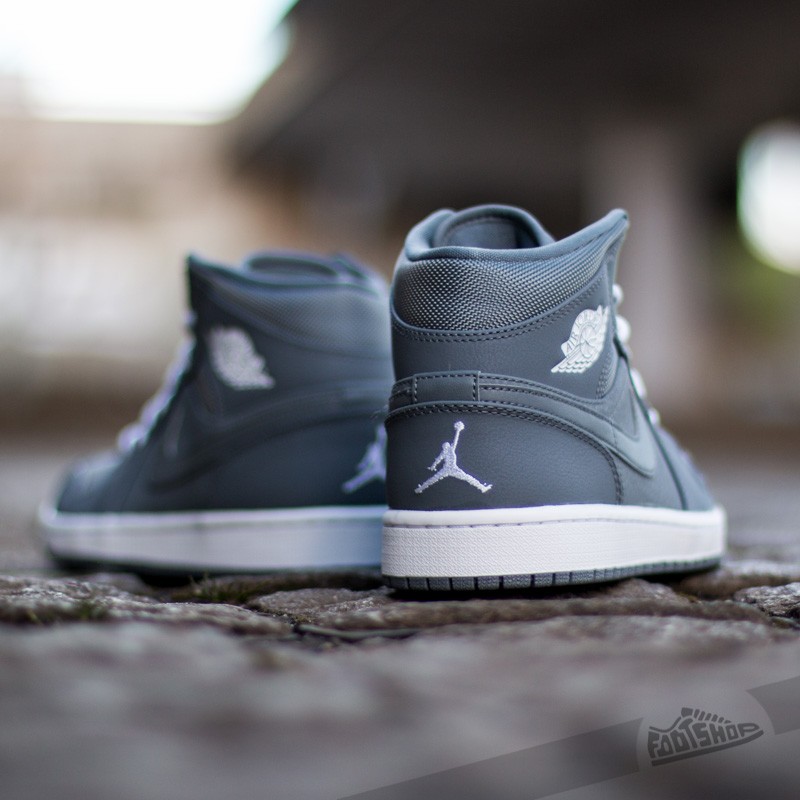Shoes Air Jordan 1 Mid Cool Grey/ White