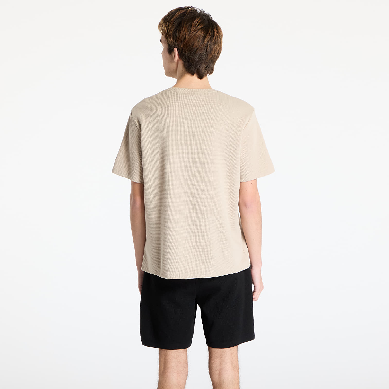 Camisetas Hugo Boss Men's Waffle T-Shirt Beige