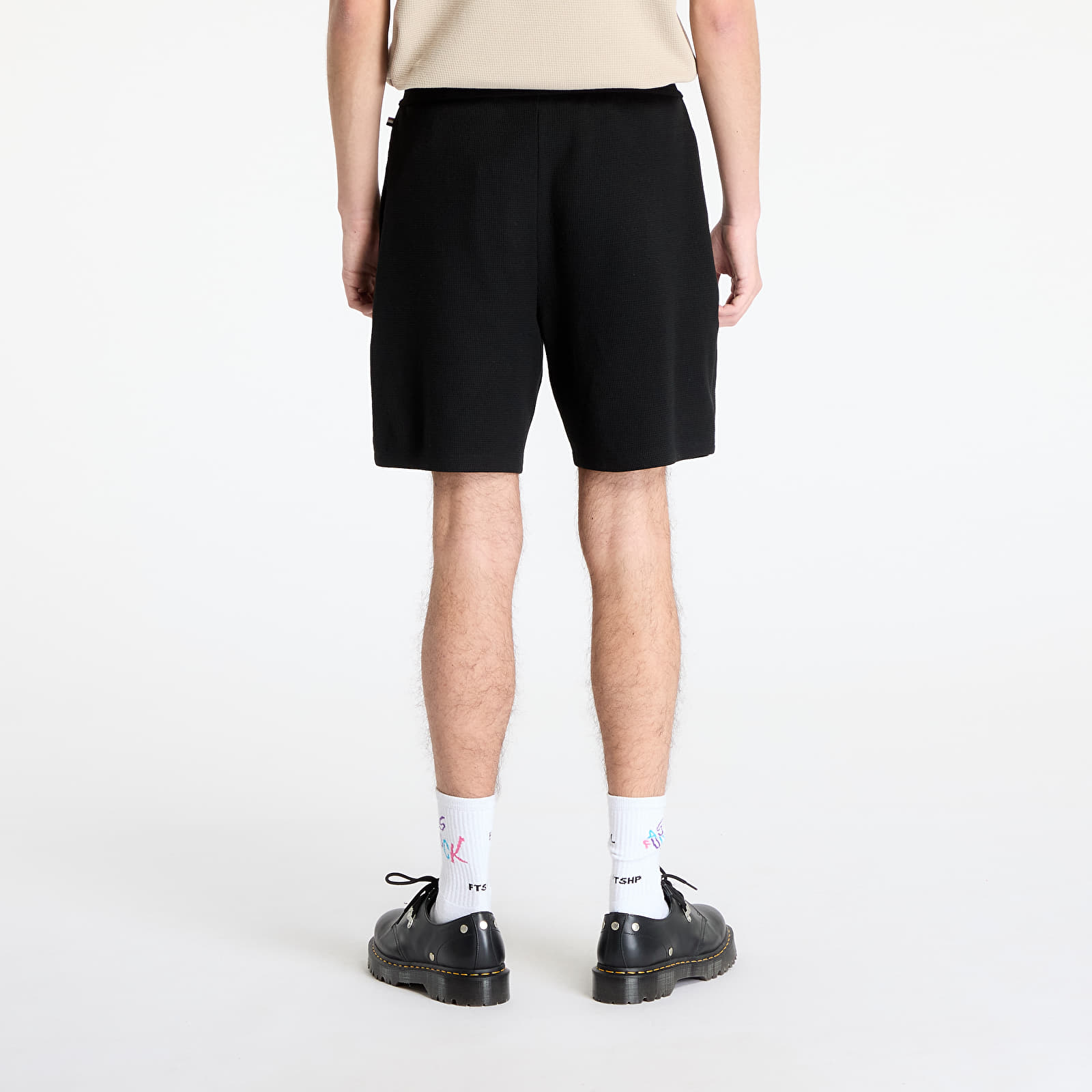Shorts Hugo Boss Men's Waffle Shorts Black