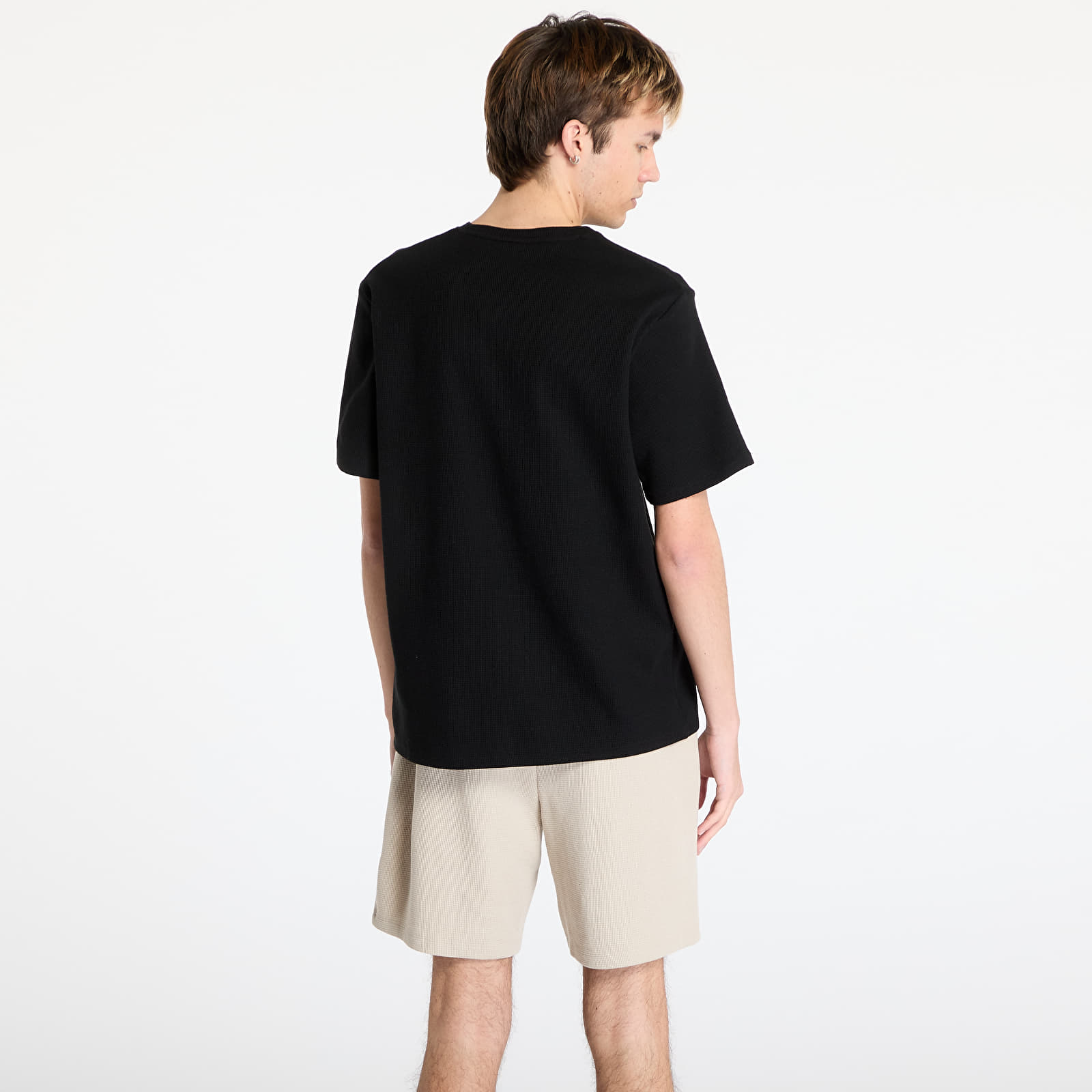 T-särgid Hugo Boss Men's Waffle T-Shirt Black