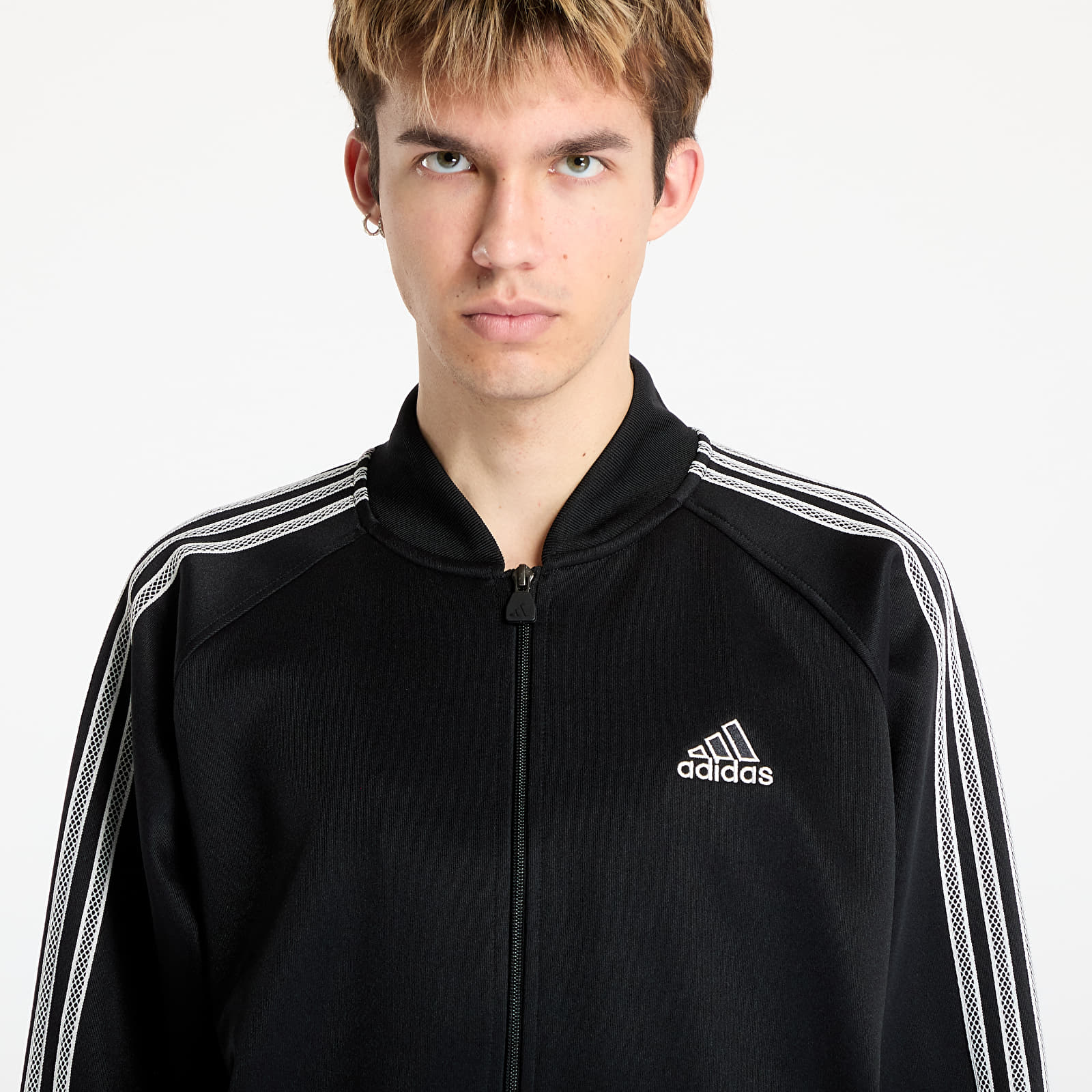 Kapucnis pulóverek és pulcsik adidas Track Top Black/ Black