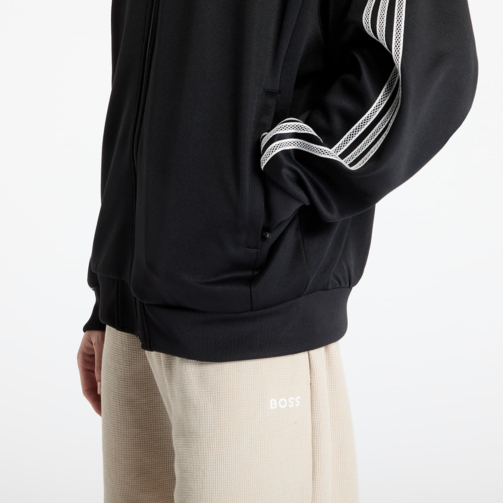 Kapucnis pulóverek és pulcsik adidas Track Top Black/ Black