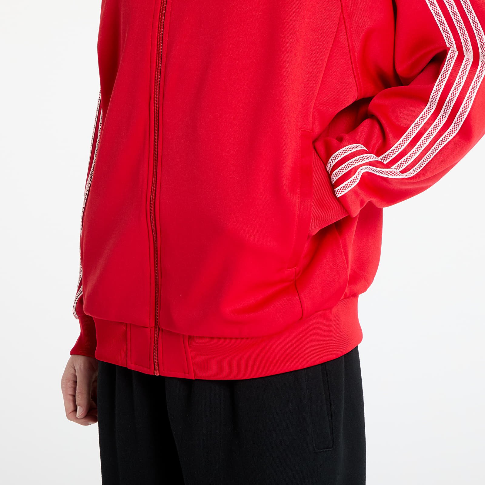 Kapucnis pulóverek és pulcsik adidas Track Top Red/ Better Scarlet