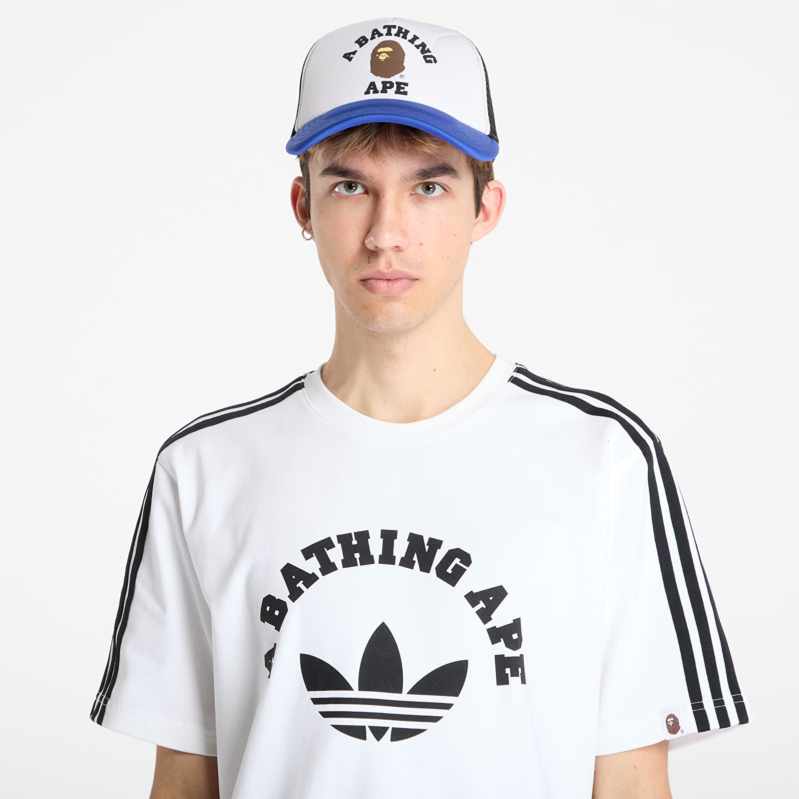 T-Shirts adidas x BAPE Short Sleeve Tee White/ Black