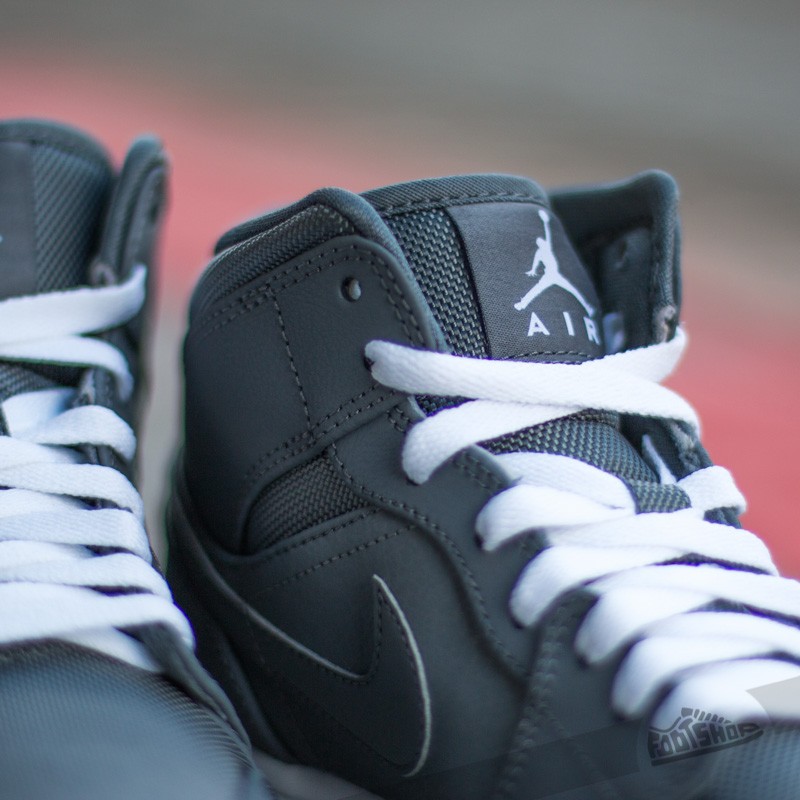 Shoes Air Jordan 1 Mid Cool Grey/ White