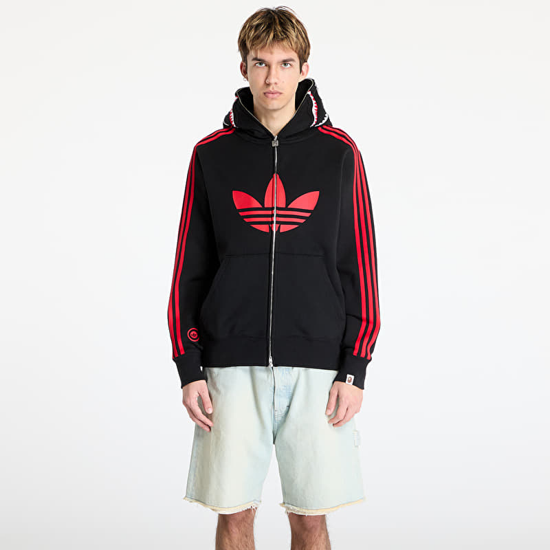 adidas x BAPE Shark Full-Zip Hoodie Black | Footshop