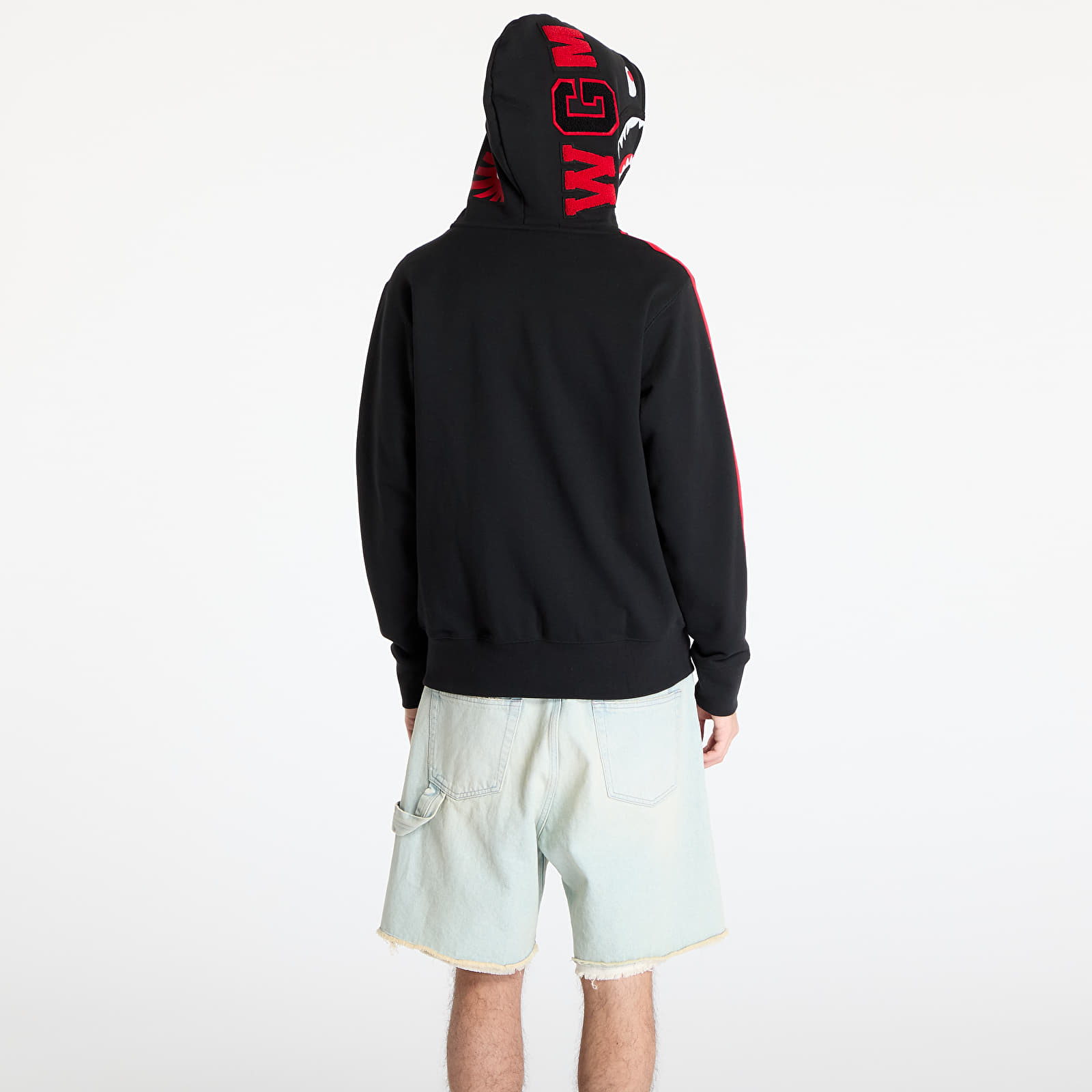 Sweatjacken und Sweatshirts adidas x BAPE Shark Full-Zip Hoodie Black