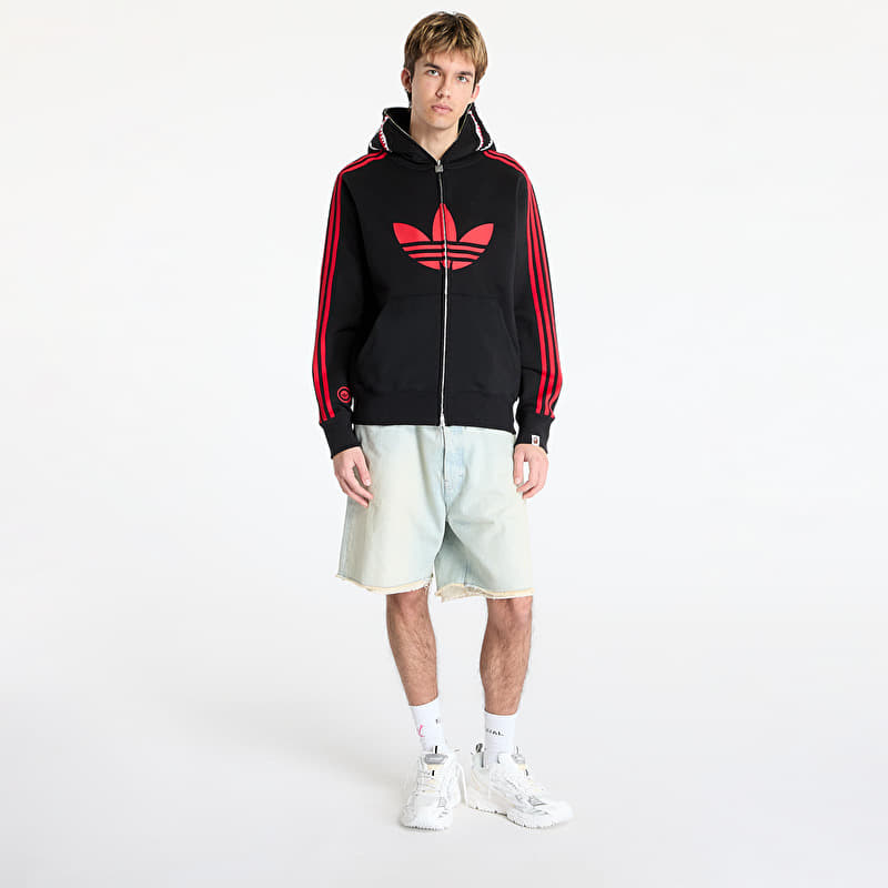adidas x BAPE Shark Full-Zip Hoodie Black | Footshop